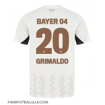 Bayer Leverkusen Alejandro Grimaldo #20 Tricou Fotbal Replică 2024-25 Barbati Deplasare